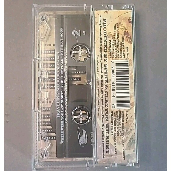 Vintage Traveling Wilburys Volume 3 Cassette Tape Petty Dylan 1990 Warner Bros - Picture 2 of 4